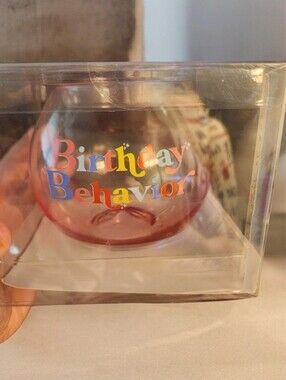 Packed Party Multicolor 'Birthday Behavior' Stemless Drink Goblet